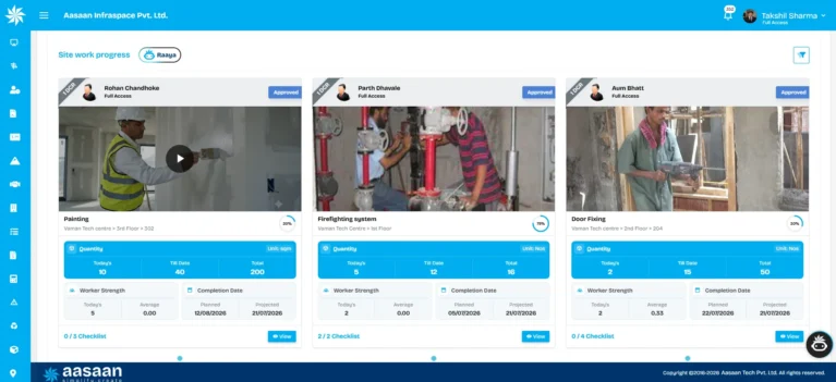 aasaan-site-progress-dashboard