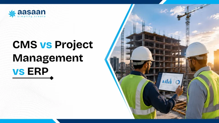 Construction management software versus project management software and ERP