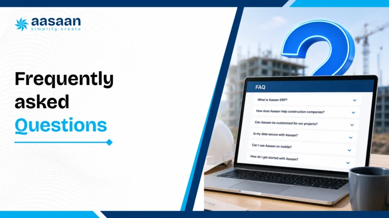 construction ERP and project management frequently asked questions