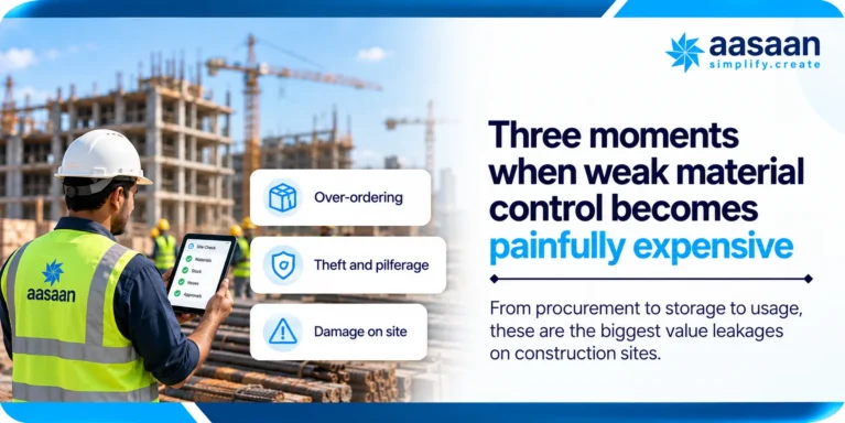 Three moments when weak construction material control becomes expensive