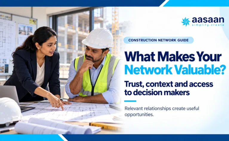Consultant and engineer reviewing plans to identify a valuable business opportunity