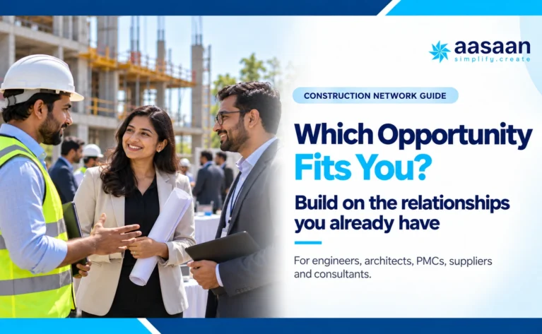 Construction professionals exploring earning opportunities suited to their relationships