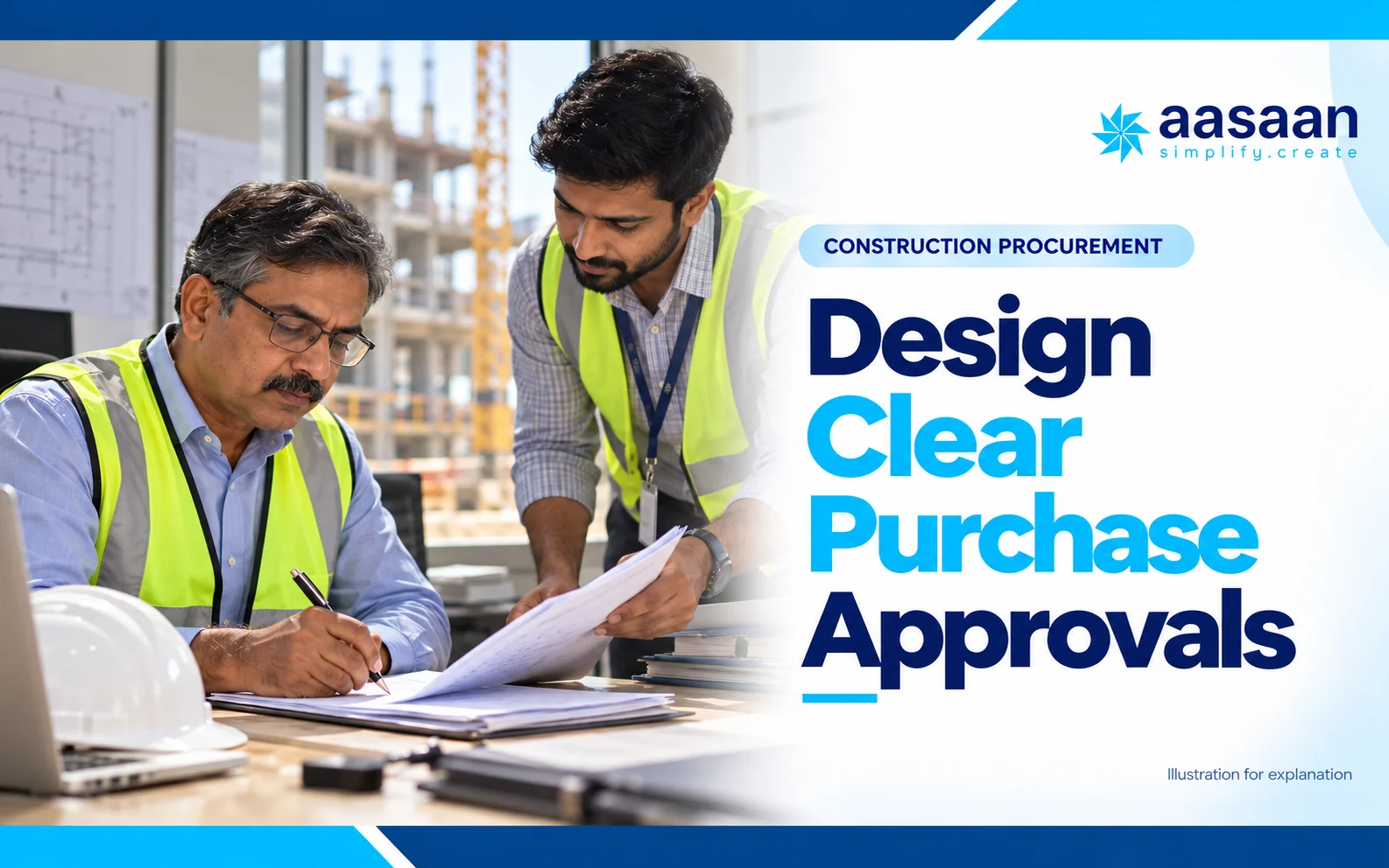 How should purchase approvals and spending authority be designed — Aasaan illustrated guide