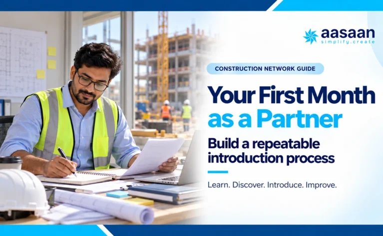 Planning the first month of construction software partner activities