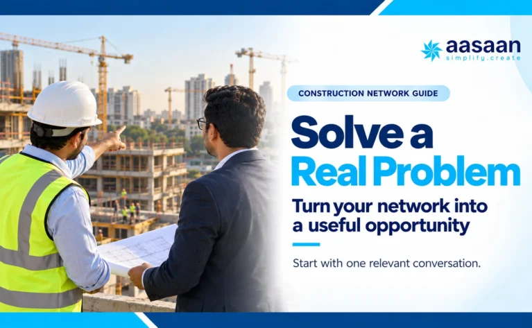 Engineer and developer identifying a real problem at a construction project