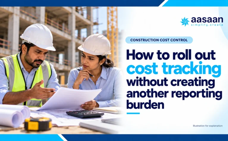 Illustration: How to roll out cost tracking without creating another reporting burden
