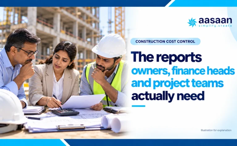 Illustration: The reports owners, finance heads and project teams actually need