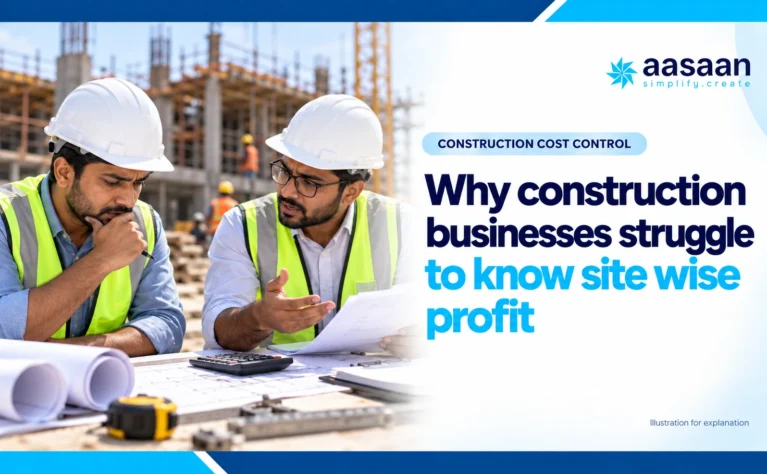 Illustration: Why construction businesses struggle to know site wise profit